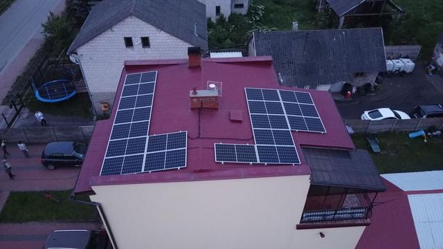 Instalacja na dachu płaskim — Gruszka